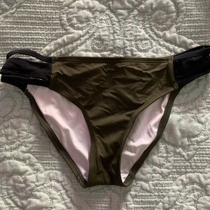 Victoria secret army green bikini bottoms